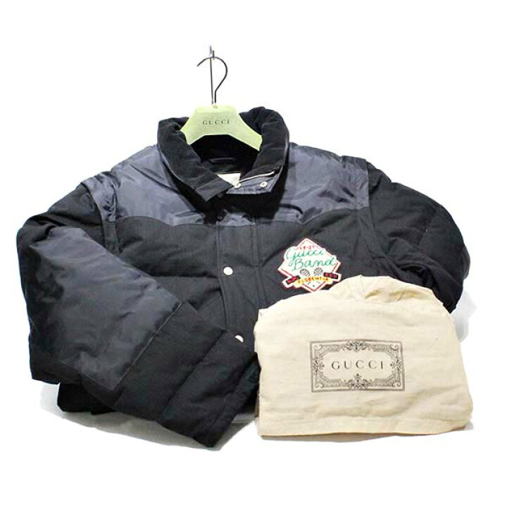 楽天市場】グッチ GUCCI パッチ ロゴ 2WAY ダウンジャケット 641311 