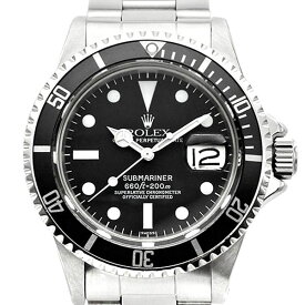 ロレックス ROLEX サブマリーナ 1680/0 ブラック文字盤 50番(1977年製) SS メンズ腕時計 自動巻き SUBMARINER 40mm ヴィンテージ 人気 生産終了モデル ウォッチ watch 男性 ビジネスマン 普段使い ファッション おしゃれ 誕生日 バースデー プレゼント ブランド