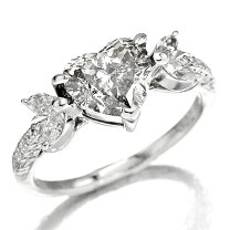 楽天市場】ティファニー ハートシェイプ 中古 pt ダイヤ リングの通販 