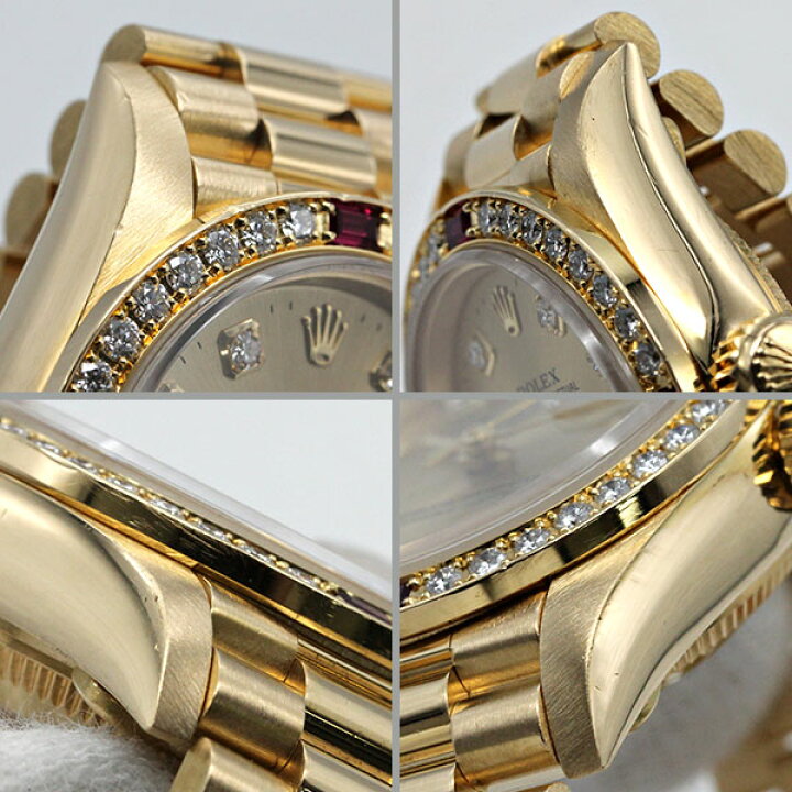 楽天市場】ロレックス ROLEX デイトジャスト 69068G 4Pルビー  