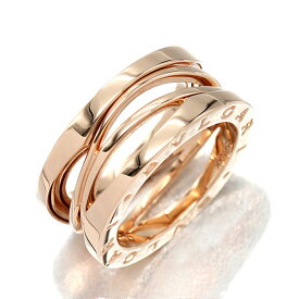 ブルガリ BVLGARI ビー・ゼロワン レジェンド リング 353564 #53 ピンクゴールド750 9.6g B-zero1 指輪 ジュエリー アクセサリー 女性 レディース ファッション おしゃれ 誕生日 バースデー プレゼント 定番 人気 ブランド