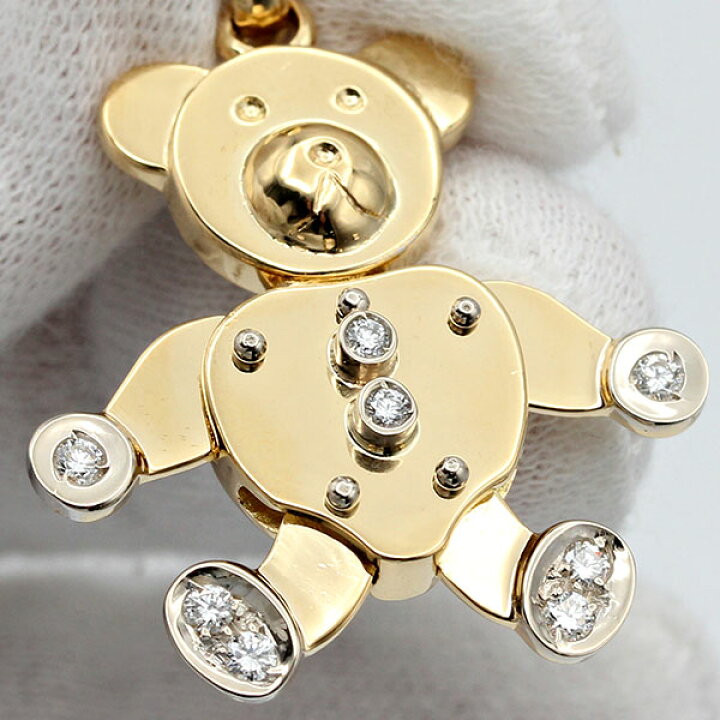 楽天市場】ポメラート Pomellato クマモチーフ ペンダントトップ K18YG 