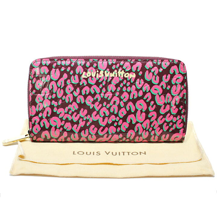 美品 ルイヴィトン モノグラム ヴェルニ ジッピーウォレット  