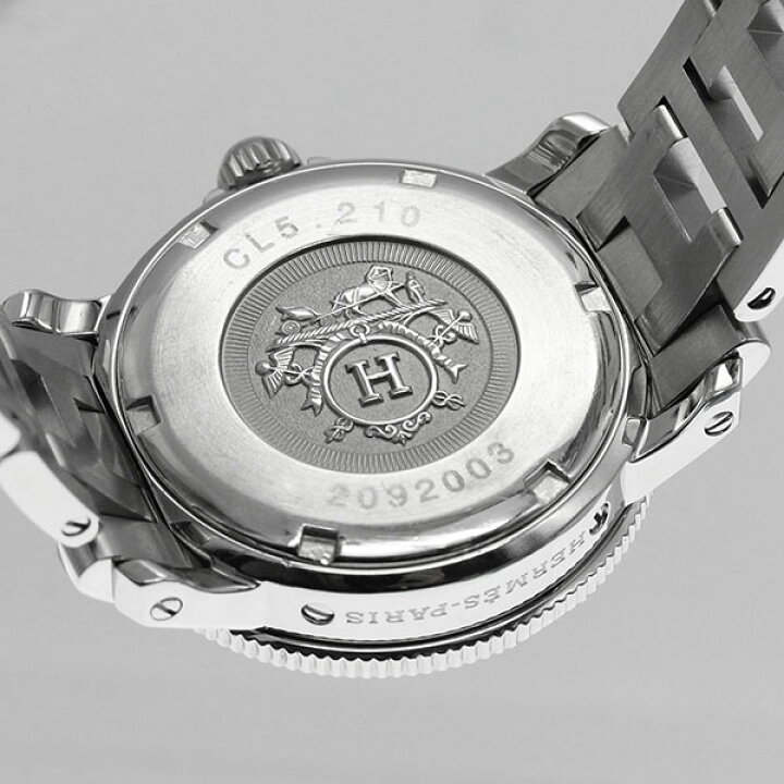 楽天市場】エルメス HERMES クリッパー ダイバー CL5.210 ホワイト文字 