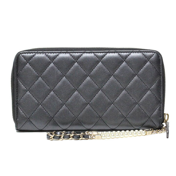 楽天市場】シャネル CHANEL マトラッセ ラムスキン パールチェーン付き 