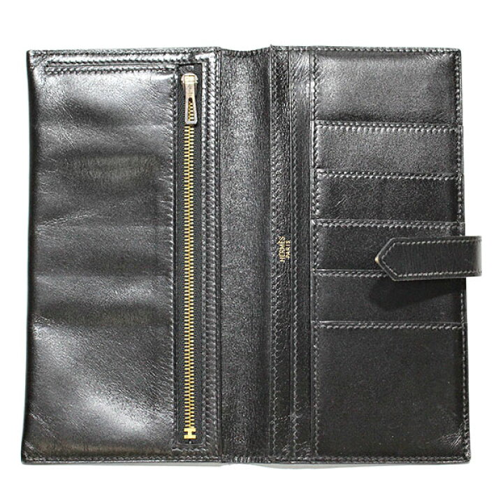 楽天市場】エルメス HERMES ベアン クラシック 二つ折り長財布  