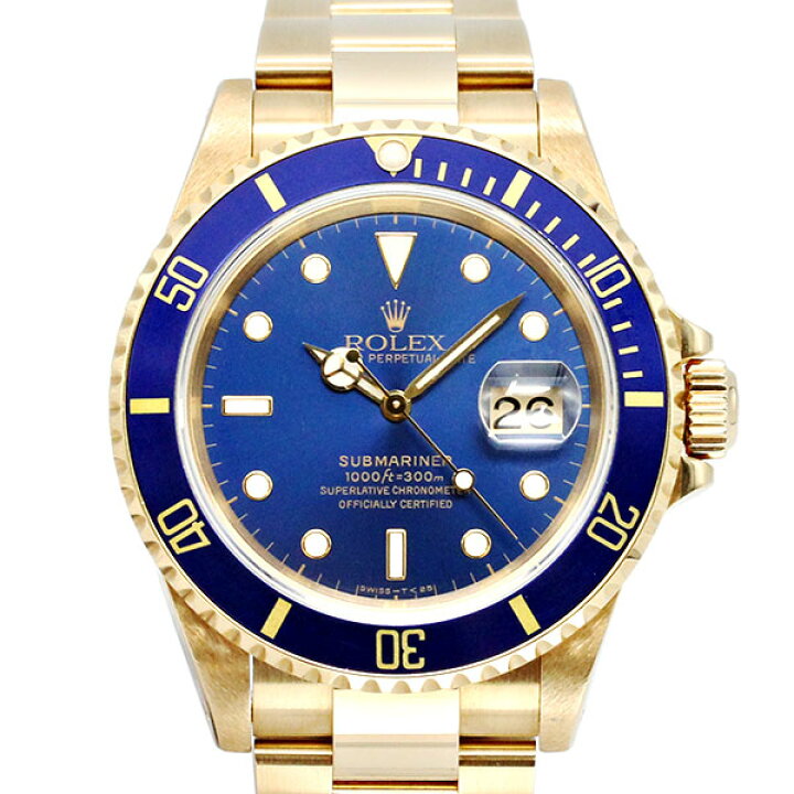 楽天市場】ロレックス ROLEX サブマリーナ デイト 16618 S番 K18YG 