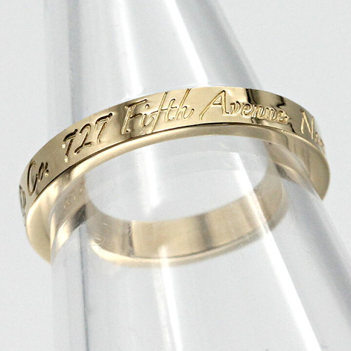 楽天市場】ティファニー TIFFANY&Co. K18YG ノーツ ナロ ニューヨーク 