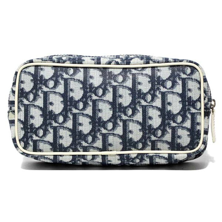楽天市場】ディオール Dior トロッター ポーチ ネイビー ホワイト  