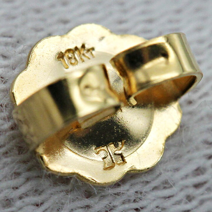 楽天市場】クレージュ courreges K18YG/WG ダイヤモンド ピアス 