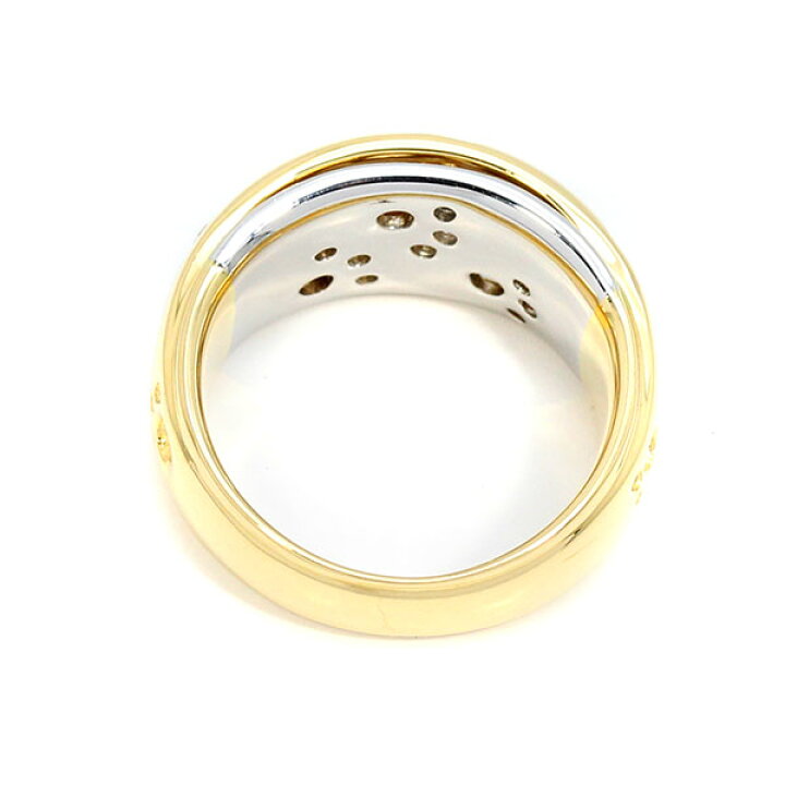 楽天市場】ルジアダ RUGIADA K18YG/プラチナ ダイヤモンド リング 10.5  