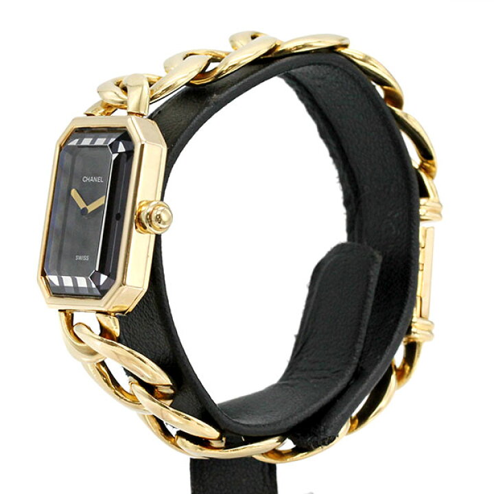 楽天市場】シャネル CHANEL プルミエール Lサイズ H0003 ブラック文字 