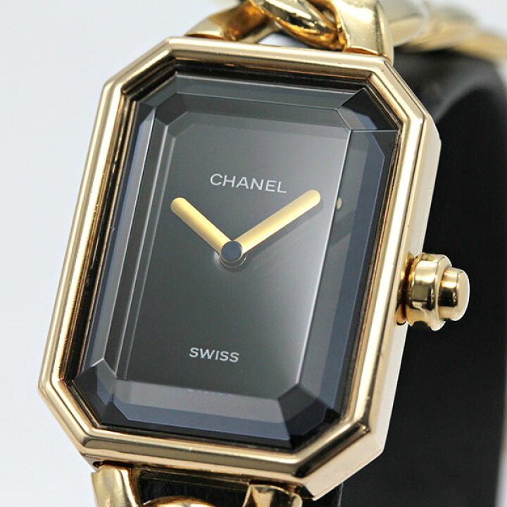 楽天市場】シャネル CHANEL プルミエール Lサイズ H0003 ブラック文字 