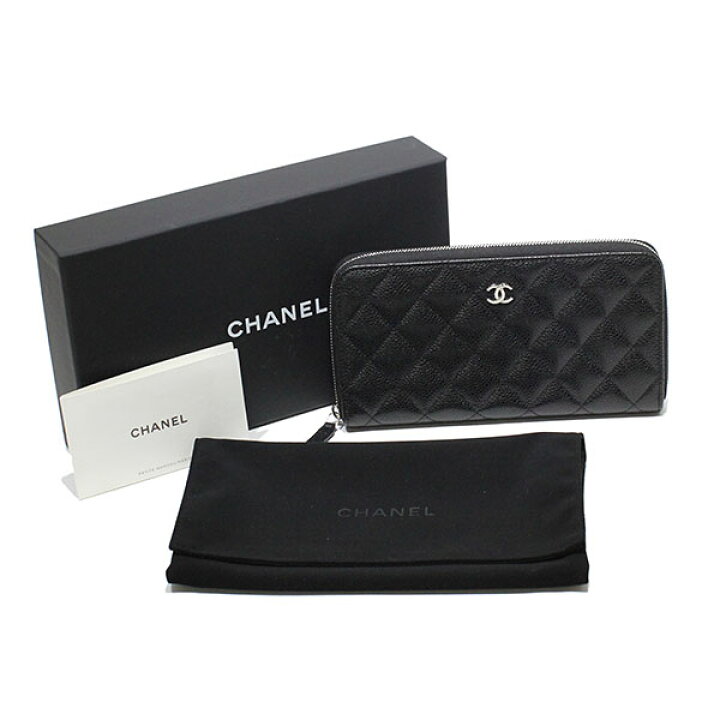 楽天市場】未使用 シャネル CHANEL クラシックロングジップウォレット  