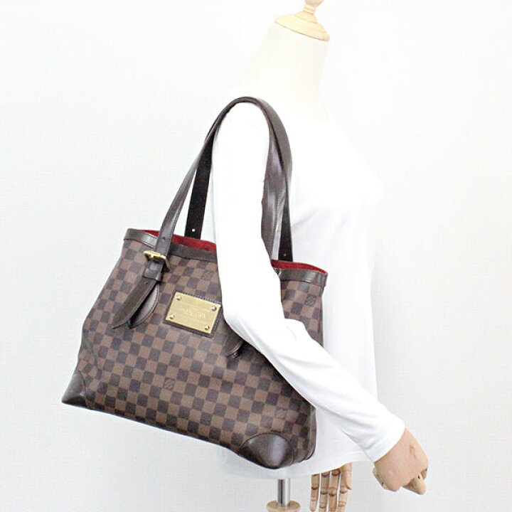 楽天市場】ルイヴィトン LOUIS VUITTON ダミエ ハムステッドMM トート 