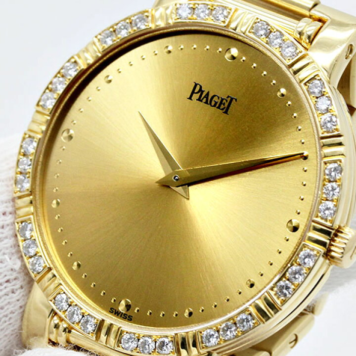 PIAGET ピアジェ 74101 K18YG 金無垢 クォーツ メンズ 腕時計 楽天市場 