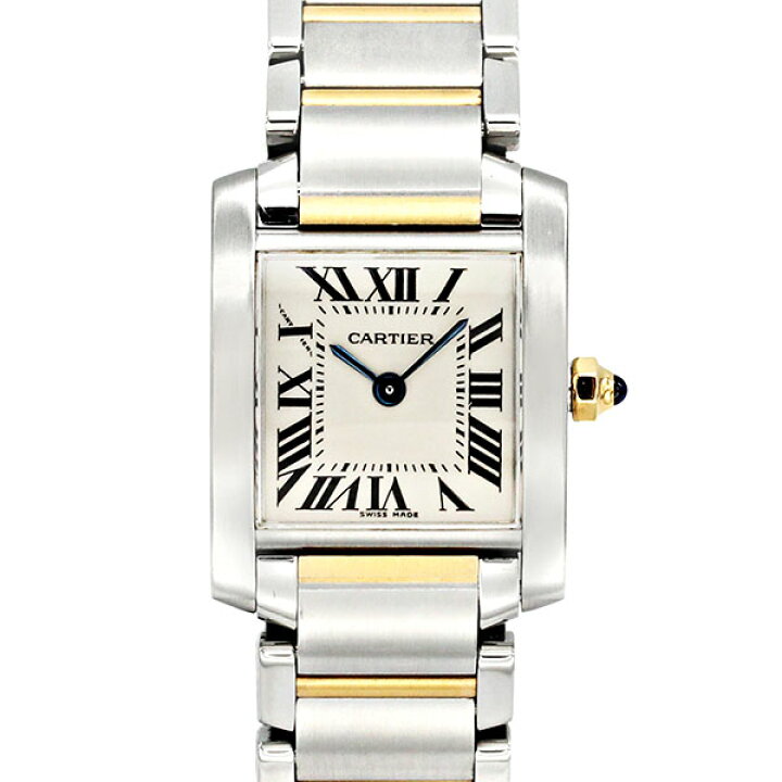 楽天市場】カルティエ Cartier タンク フランセーズ SM W51007Q4  