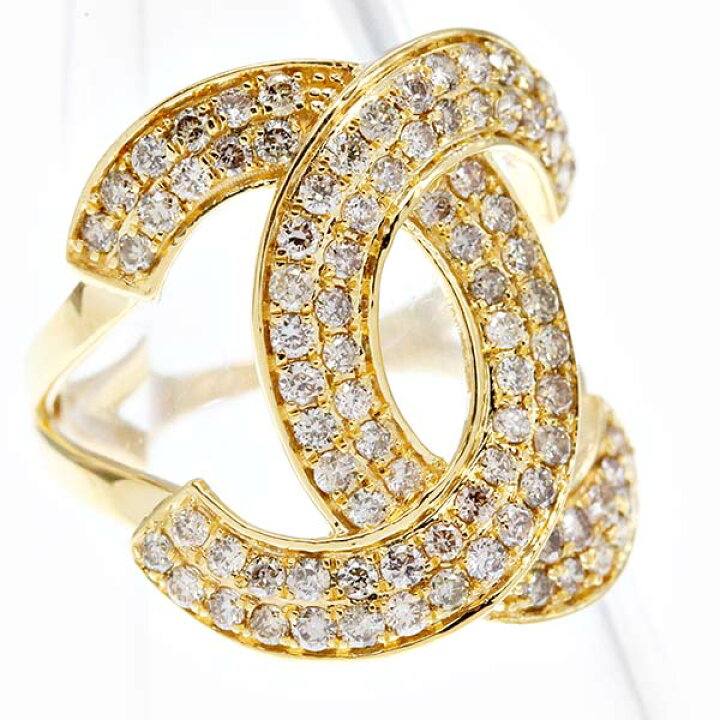 楽天市場】K18YG ダイヤモンド リング 12号 D1.00ct イエローゴールド  