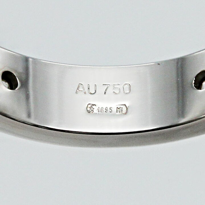 楽天市場】グッチ GUCCI アイコン リング 9号 ダイヤモンド K18WG 