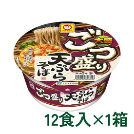ごつ盛り 天ぷらそば 12食入×1箱 北海道・東北・甲信越・関東・静岡 東洋水産 マルト