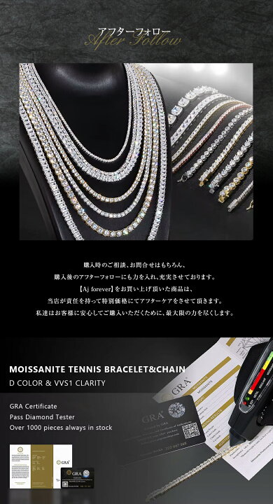 楽天市場】モアサナイト ネックレス レディース 1ct 一粒 シンプル 