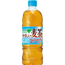 (おまとめ注文用)麦茶 ペットボトル サントリー グリーンダカラ やさしい麦茶 お茶 680ml ×24本