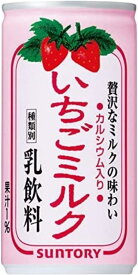 サントリー いちごミルク 190g×30本 缶 (おまとめ注文用)