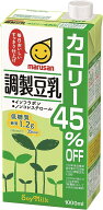 マルサン 調製豆乳 カロリー45%オフ 1000ml×6本 パック (2ケース以上送料無料_おまとめ注文用) マルサン…