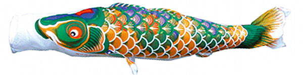 楽天市場】鯉のぼり 単品 一匹単位京錦 単品鯉のぼり 0.8m 口金具付き 