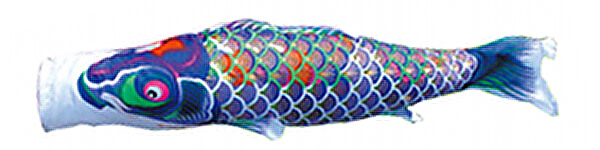 楽天市場】鯉のぼり 単品 一匹単位京錦 単品鯉のぼり 0.8m 口金具付き 