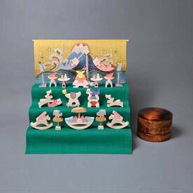 小黒三郎 組み木 五月人形 『 円武者三段飾り 』 GOUP-KK134小黒 三郎 組木 組み木の五月人形 こいのぼり 端午の節句 初節句 御出産 お誕生日などのお祝いにも人気です。