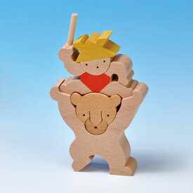 小黒三郎 組み木 五月人形 『 クマのりかぶと坊や 』 GOUP-KK402小黒 三郎 組木 組み木の五月人形 こいのぼり 端午の節句 初節句 御出産 お誕生日などのお祝いにも人気です。