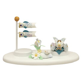 五月人形 リュウコドウ 兜飾り 透彩兜と鯉のぼり そら GORK-2-545 2025年 初節句 コンパクト おしゃれ かっこいい モダン インテリア 兜飾り 兜