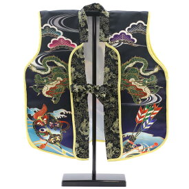 陣羽織 烏帽子 飾り台付き 巾着袋入り GO-AD-501 初節句 記念撮影 七五三 御祝 お祝い着 ベビー 赤ちゃん 子供 子供用 男の子 対象年齢 3歳まで おしゃれ かっこいい 端午の節句 関連商品 こどもの日 五月人形 鯉のぼり こいのぼり
