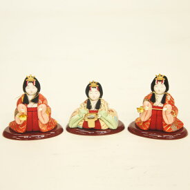 雛人形 木目込み飾り 三人官女 170号 一秀 HNIS-L-3おひなさま お雛様 ひな人形 かわいい おしゃれ インテリア モダン 雛 木目込人形飾り