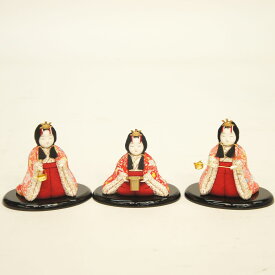 雛人形 木目込み飾り 三人官女 18号 一秀 HNIS-L-4おひなさま お雛様 ひな人形 かわいい おしゃれ インテリア モダン 雛 木目込人形飾り