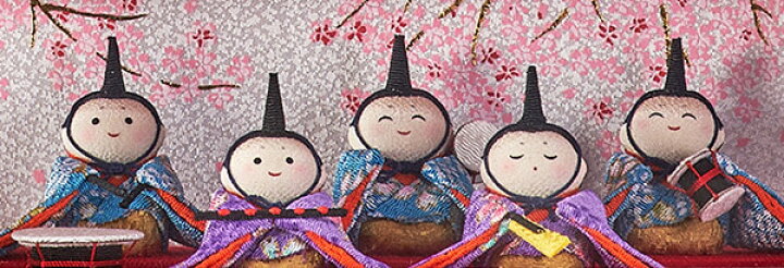 楽天市場】雛人形 コンパクト ケース飾り 手作りちりめん細工 舞あそび 