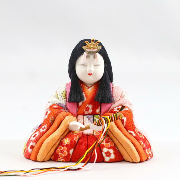 楽天市場】雛人形 コンパクト 木目込み飾り 真多呂作 木目込み雛人形 