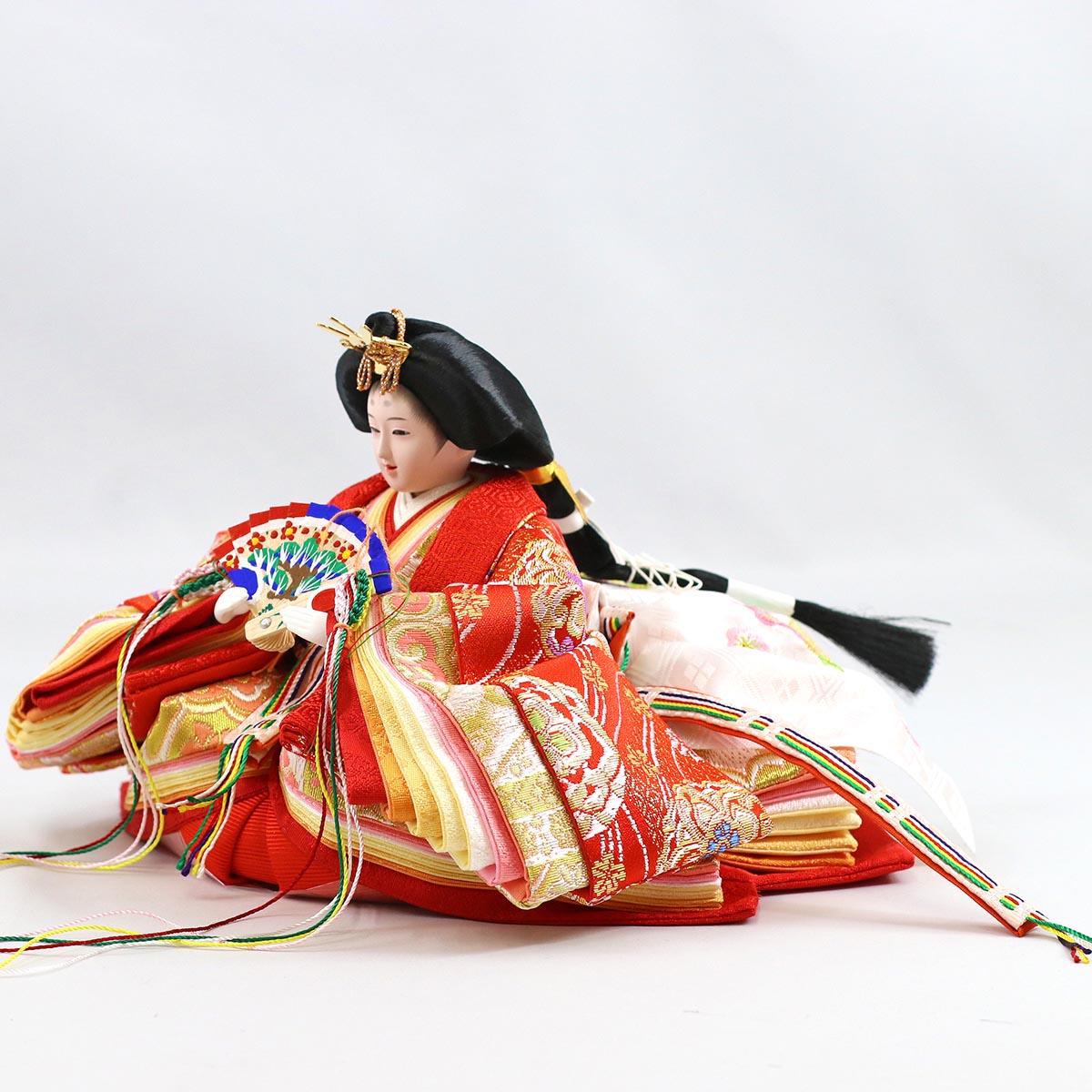楽天市場】雛人形 吉徳 吉徳大光 コンパクト 三段収納飾り 芥子親王 柳 