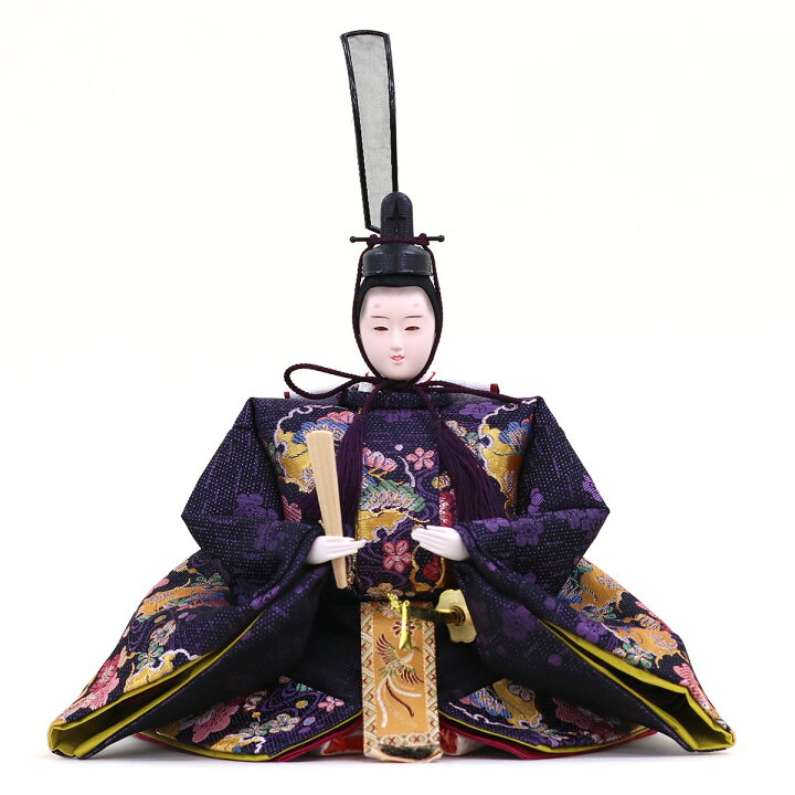 楽天市場】雛人形 コンパクト 三段飾り 久月 衣裳着 木製三段 五人飾り 