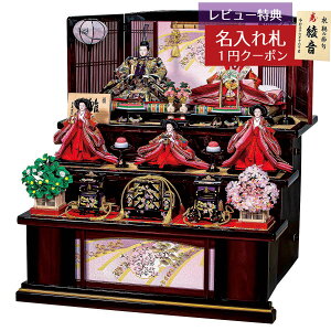 雛人形 三段飾り 平安豊久作 美貴 九番親王 大三五官女 五人飾り 雪輪のしめ 三段飾り 平安豊久 HNH-HJ-146おひなさま お雛様 ひな人形 かわいい おしゃれ インテリア モダン 雛 三段飾り 3段 [P1