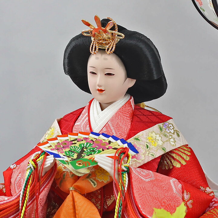 楽天市場】雛人形 コンパクト ケース飾り ケース入り 小三五親王飾り 