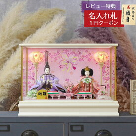 雛人形 コンパクト ケース飾り 衣裳着 御雛 小三五親王 ガラスケース飾り HNF-3S32216おひなさま お雛様 ひな人形 かわいい おしゃれ インテリア モダン 雛 ケース飾り ケース 小さい ミニ