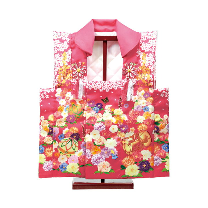 楽天市場】被布着 刺繍付き 花柄 ピンク （飾り台付き） HFT-152-706 