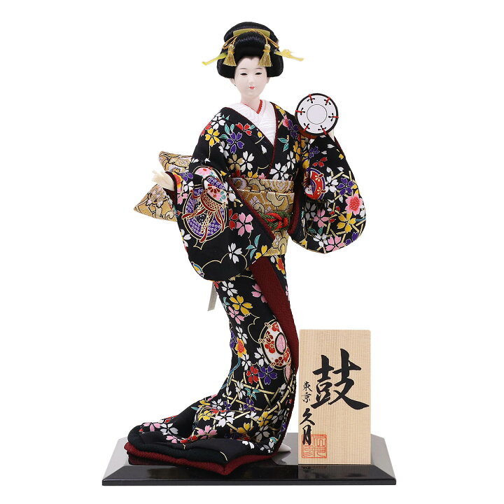 楽天市場】日本人形 久月 尾山人形 鼓 留袖 人形単品 JDQ-A2805海外 