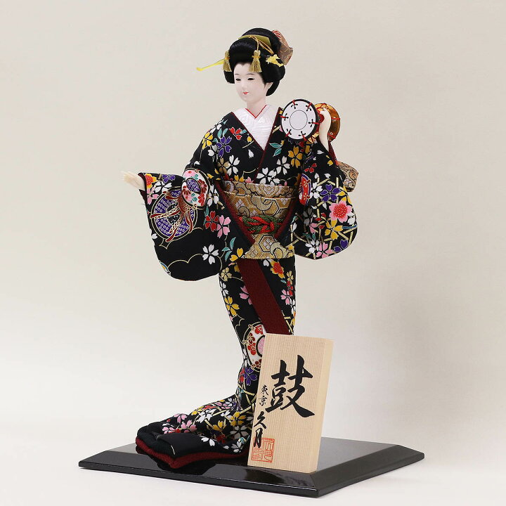 楽天市場】日本人形 久月 尾山人形 鼓 留袖 人形単品 JDQ-A2805海外 