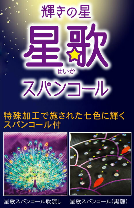 楽天市場】鯉のぼり ベランダ用 星歌スパンコール 1.5m 6点 ロイヤル 