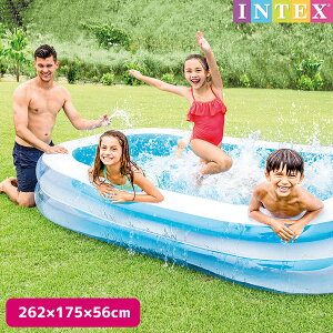 v[ XCZ^[ t@~[v[ 262×175×56cm Ώ۔NF6Έȏ SWM-PL-56483INTEX CebNX ^ ƒpv[ qp lp ` lp
