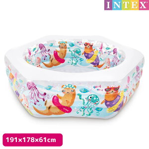 v[ I[V[tv[ 191×178×61cm Ώ۔NF6Έȏ SWM-PL-56493INTEX CebNX ^ ƒpv[ qp lp