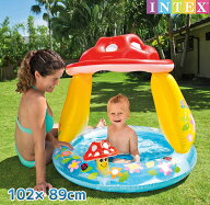 プール マッシュルームベビープール 102×89cm 対象年齢：1歳〜3歳まで SWM-PL-57114INTEX インテックス …